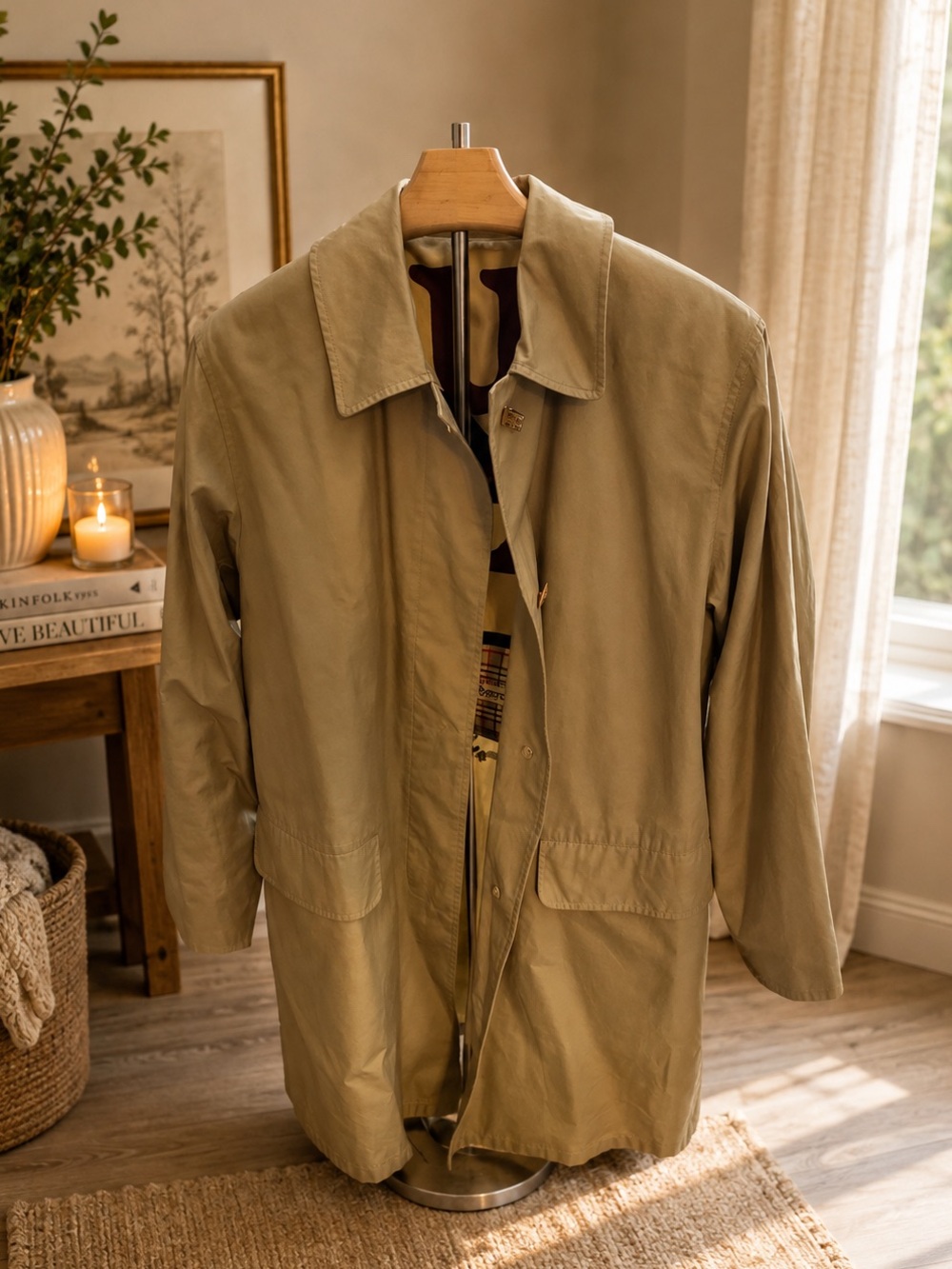 Authentic Vintage Burberry Trench Coat - Picture 4 of 11